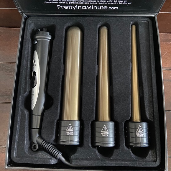 Pretty In A Minute 3-in-1 Professional Wand Curler
